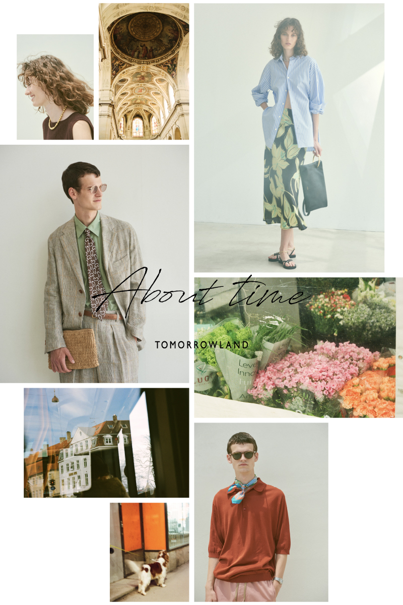 d*.様 tomorrow land ラガーシャツ　MAISON et VOYA リネン バンドカラーシャツ GOLD LINEN｜トゥモローランド 公式通販